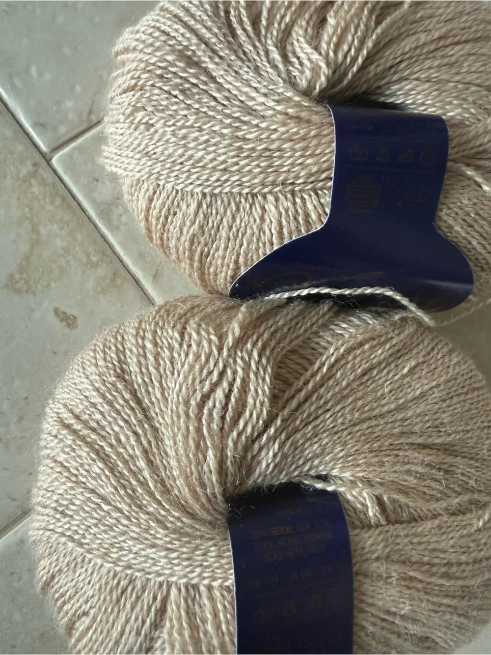Victoria by Bremont Alpaca/Silk Yarn- 2 Skeins Taupe